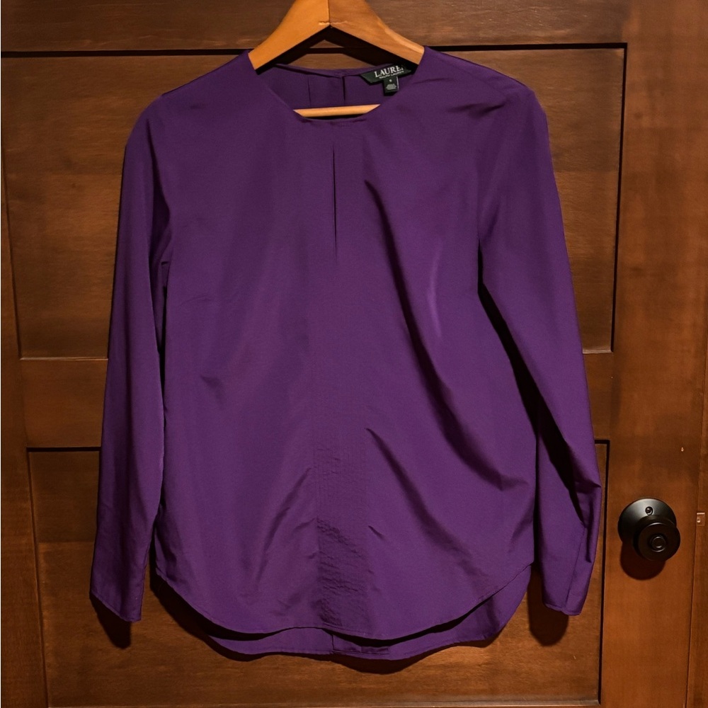 Ralph Lauren Women's Purple Blouse